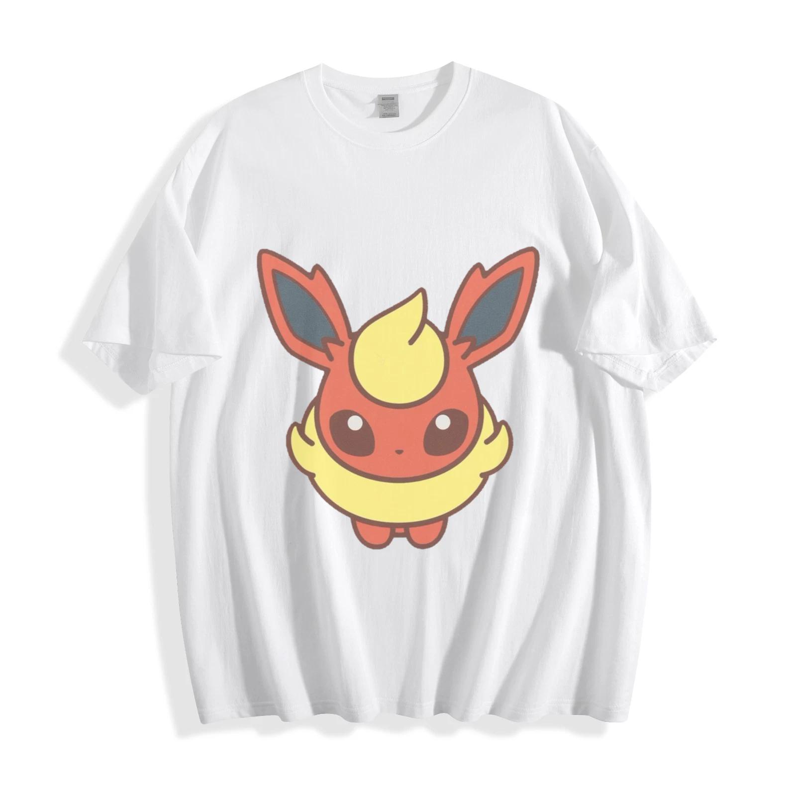 Футболка Flareon Flame - Милая огненная эволюция Иви, унисекс XL