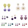 Children'S Princess Belle Rapunzel Snow White Necklace Earrings Bracelet Earclip Set