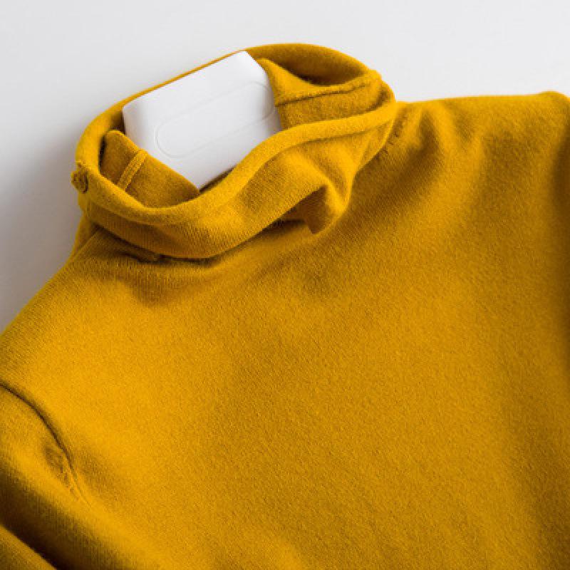 Women's Plus Size High Neck Turtleneck Pullover Sweater – Slim Fit, Thick, Pure Color, Autumn/Winter.