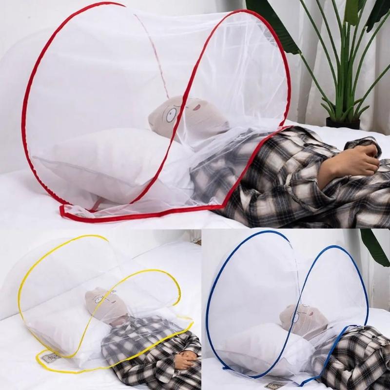 Summer -Up Mini Folding Mosquito Net Cover Portable Encryption Anti-Mosquito Head And Face Pest Control Home Textile Bed Nets