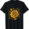 Yellow Rose Flower In Full Bloom Gardener Botanist Flowers T Shirt