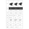 Watertight Bicycles Flashlight with 4 Light Modes Rechargeable LED Bicycles Light Head Light Night Ridings Front Light