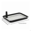 Dog Potty Tray with Raised Wall Paw-Dry Toilet Easy-to-Clean
