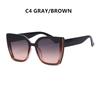 New Trendy Big Frame Cat Eye Women's Sunglasses Luxury Brand Designer Sunglass Men Outdoor Driving Travel Eyewear Ladies UV400