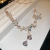 Dopamine Pearl Necklace: Retro Court Style Versatile Clavicle Chain for Women