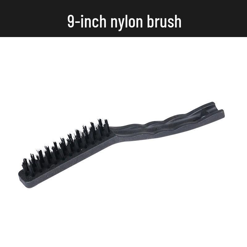 

Набор промышленных проволочных щеток 7-9 дюймов: Нержавеющая сталь, нейлон и медь для удаления ржавчины и очистки