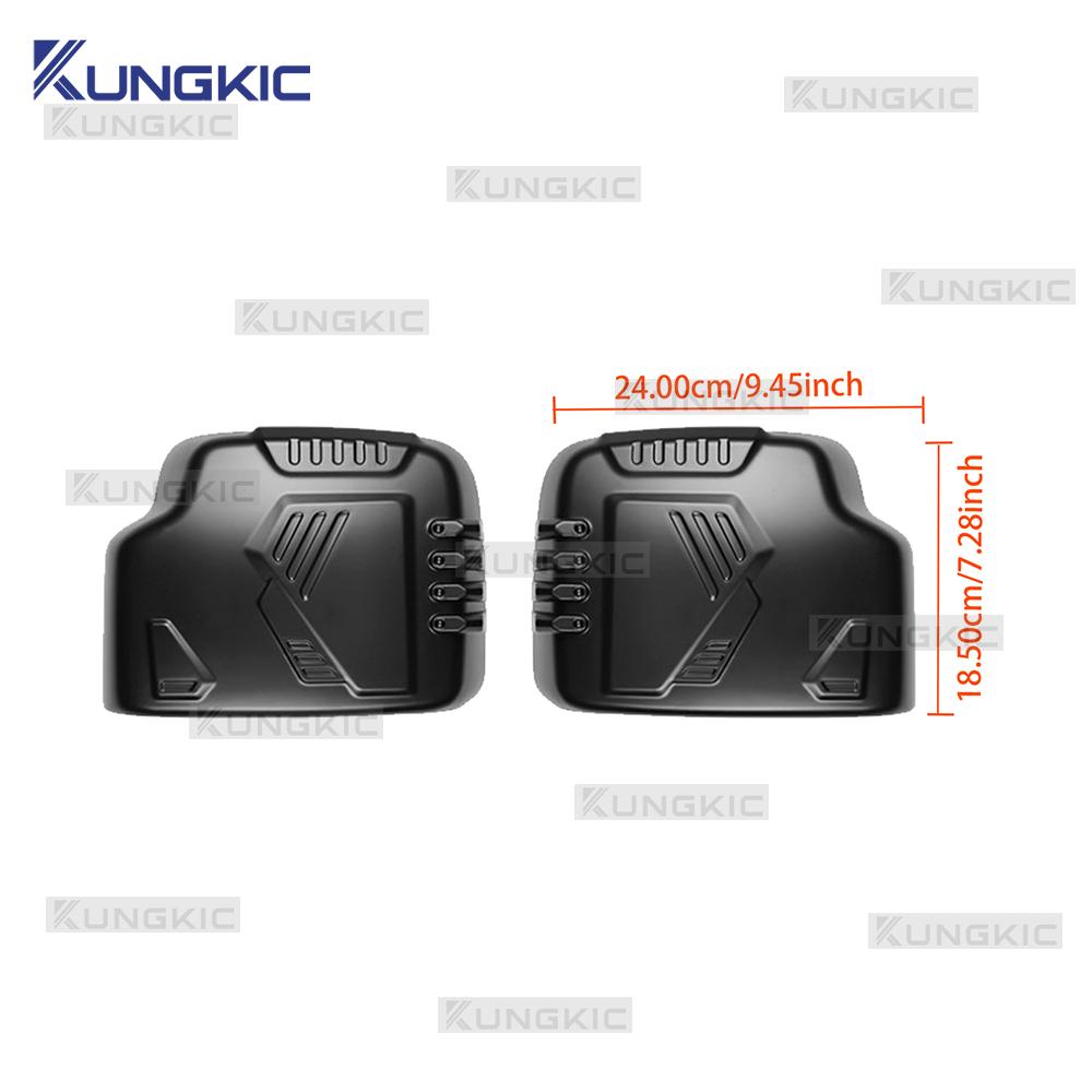 Matte Black Rearview Mirror Trim Cover for Suzuki Jimny JB64 JB74 2018-2025 LHD RHD ABS 1 Pair