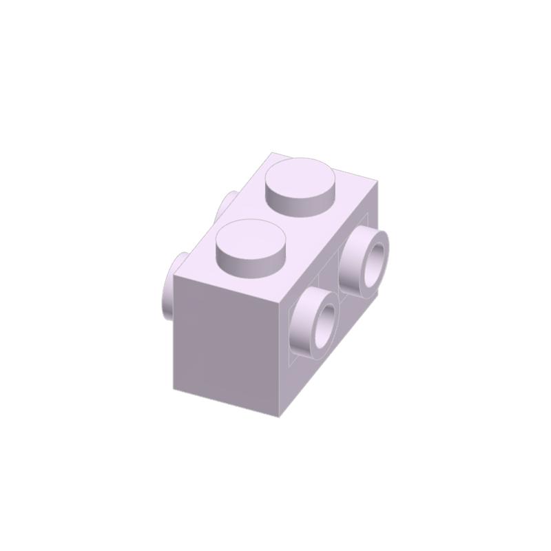 10pcs 52107 1 x 2 featuring Studs on 2 Sides Block Moc Works With featuring Brick DO IT YOURSELF Children's Toy Assembly Parts