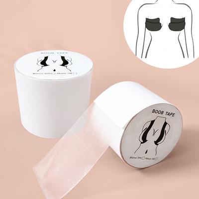1 Rolle 5M Frauen Transparente Brustwarzenabdeckungen Push Up Brust Patch Körper Unsichtbares Lift Tape Klebe-BHs Sexy BH Pasties