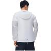 LiNing Running Series Color Block Zip s kapucňou Dlhý rukáv Bunda Pánska Bunda Biela AFDT183-4