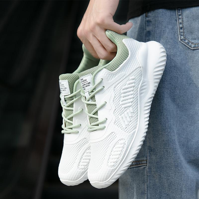 

Весенние новые туфли для пап на платформе, модная повседневная обувь для активного отдыха, дышащая сетчатая обувь, модели для пар, модная тонкая обувь 44