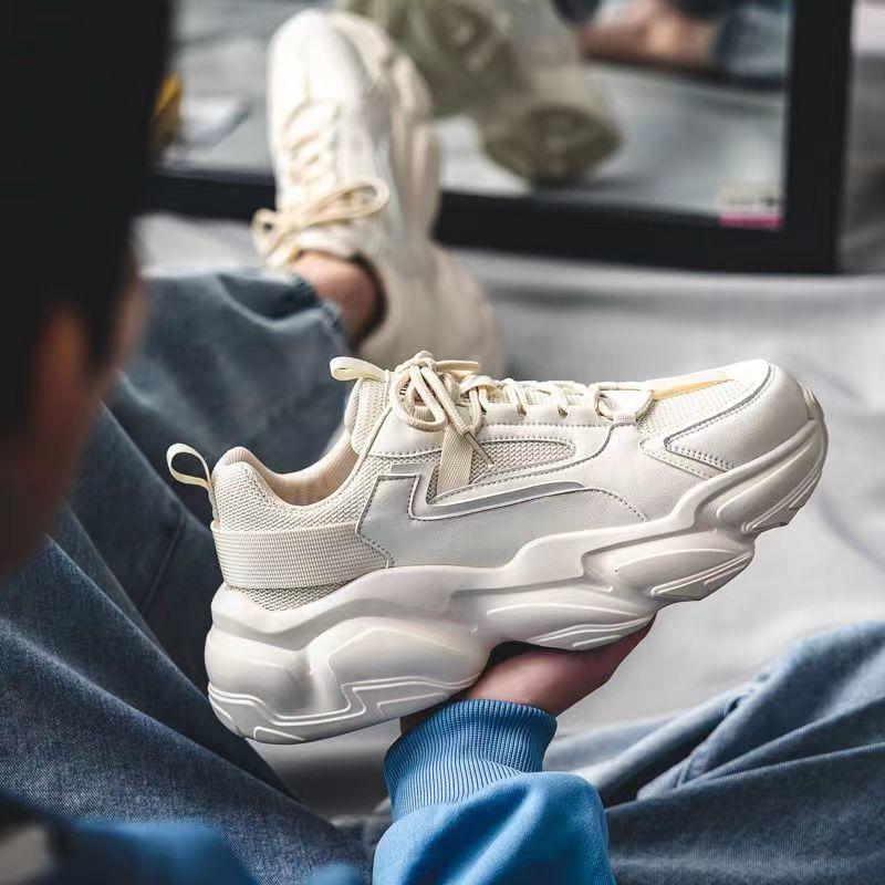 Fashion Breathable Male Sports Shoes Cushioned Insole Deals Low Price Miked Colour On Clearance Light Gym Men's Casual Sneakers Original