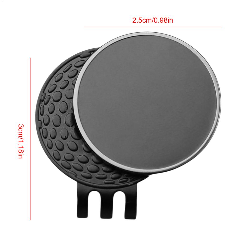 Golf Ball Marker Hat Clip Metal Magnetic Golf Ball Marker Belt And Pocket Clip-On Golf Ball Marker Outdoor Golf Accessories