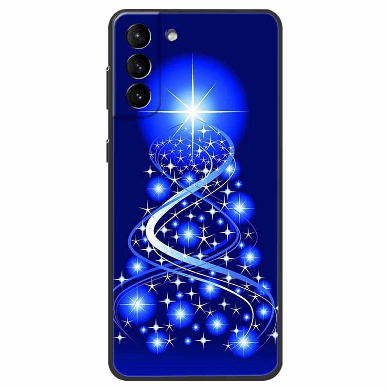 Christmas Case For Samsung S21 Plus Case S21 FE Silicone Soft TPU Cover for Samsung Galaxy S21 / S21 Ultra FE + 5G Case New Year