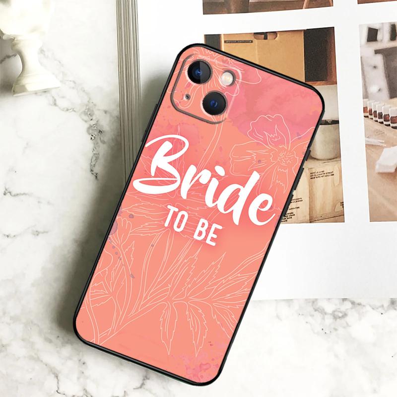 

Wedding Bride Soon to Be Phone Case For iPhone 15 16 14 Plus 13 12 Mini 11 Pro Max X XR XS Max 7 8 Back Cover iPhone 11