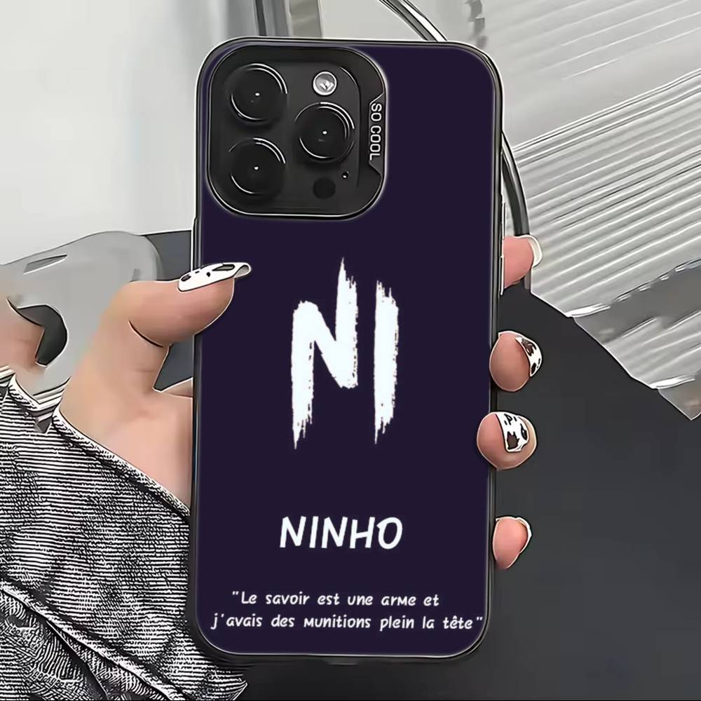 Rapper N-Ninho Cool Phone Case For iPhone 17,16,15,14,13,12,11 Plus,Pro Max,XS,Colorful Silver Black Cover