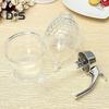 1/2 Stück Honigspender-Vorratsglas mit Ständer, großes Fassungsvermögen, auslaufsicheres Design, BPA-frei, Honigtopf in Wabenform