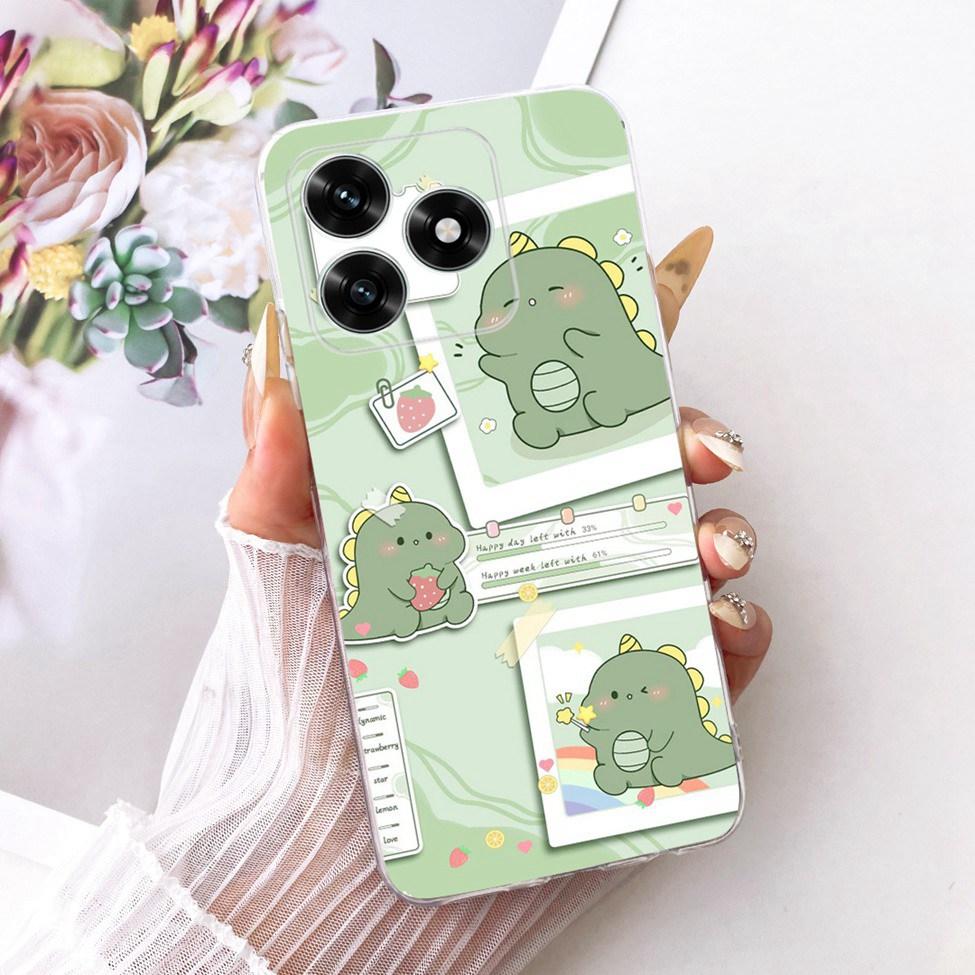 Etui na Honor X5C Plus Pokrowiec Przezroczysty Luksusowy Uroczy Kot Moda Motyl Fajny Malowany Obudowa Na Honor X5cPlus