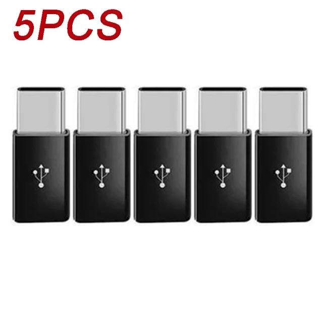 1/5/10Pcs Micro USB Female To Type C Male Adapter Converter for Android Smart Phone Tablet USB Type C To Micro USB Connector