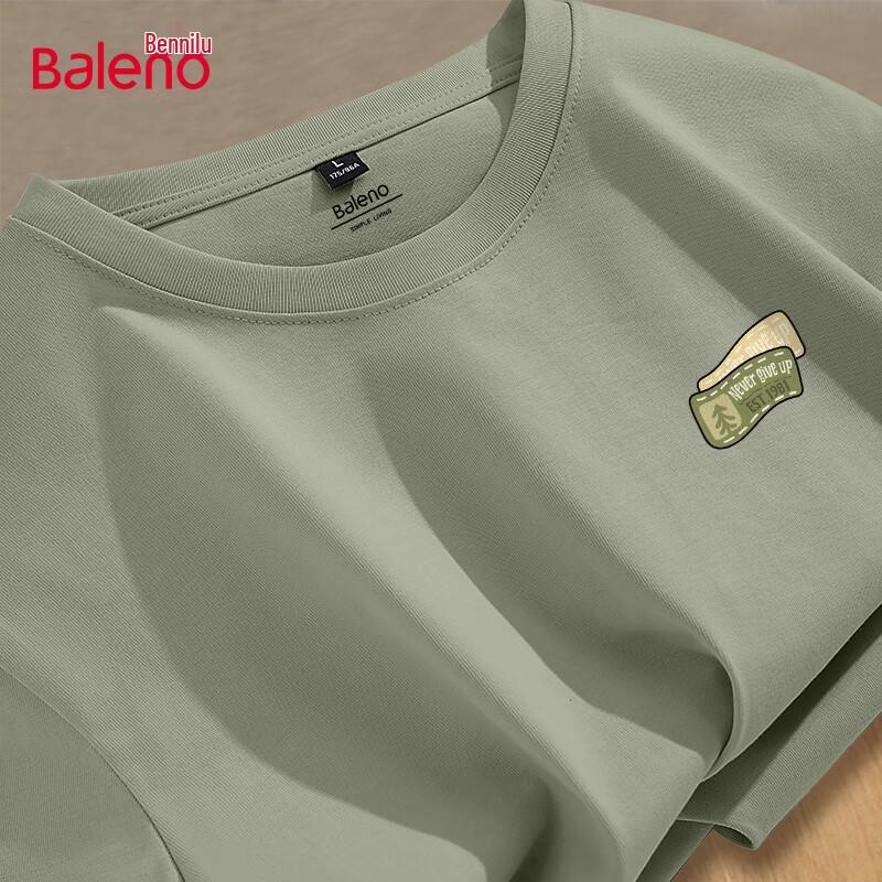 Baleno Men s Pure Cotton Long Sleeve Round Neck T-Shirt L