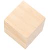 12PCS Smooth Surface Wooden Blocks Uniform Size Pine Wood Unfinished Wood Blocks Square Wooden Cubes DIY Projects