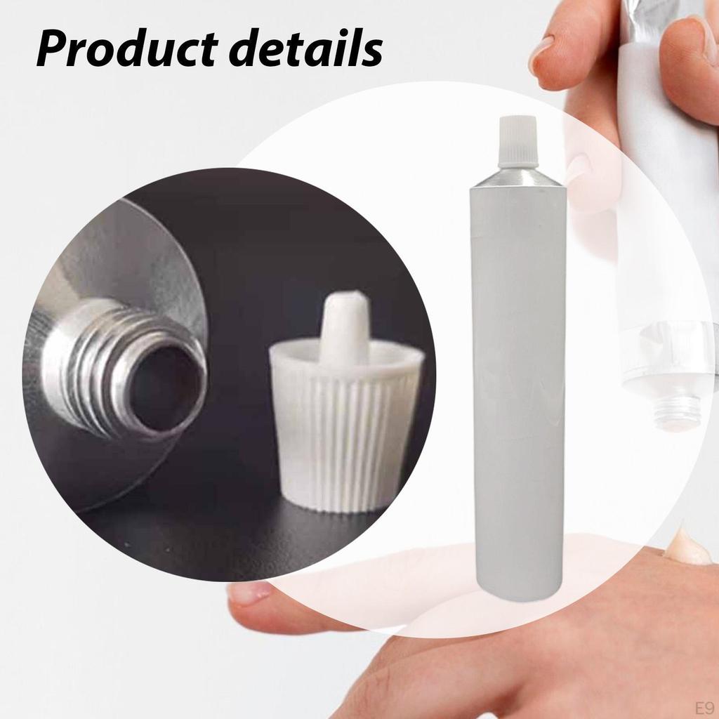 10 Stück Leere Farbtuben Aluminiumflaschen Acrylöl Nachfüllbar Probe Geeignet für Künstler