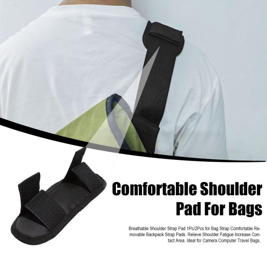 Shoulder Strap Pad Breathable Backpack Strap Pad Removable Bag Strap Pad Relieve Shoulder Fatigue for Camera Laptop Luggage Travel Bags