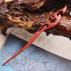 Modern & Ancient Style Peach and Sandalwood Hairpins for Women - Wooden Hair Bun Pins, New Chinese Style