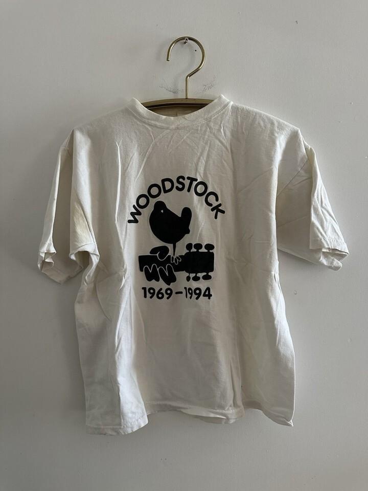 

Vintage 1994 Woodstock WHite Cotton Shirt All size Unisex HRN142 L