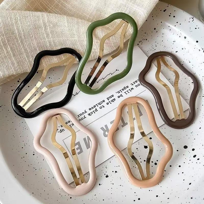 

Жіночий друк Весняна заколка для волосся шпилька головний убір