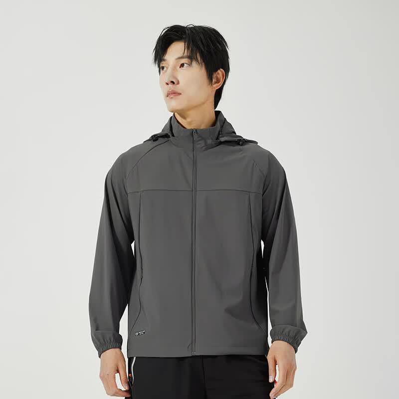 Tri-polar Unisex Quick-Dry Water-Repellent Jacket with Removable Hood TP1863