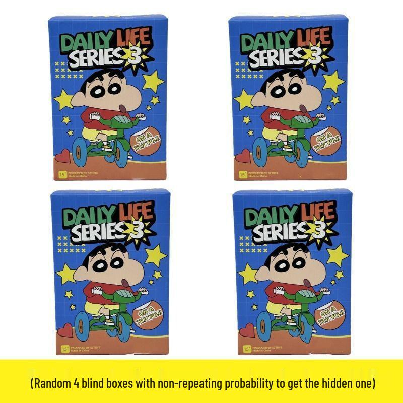 Crayon Shin-chan Serie 3 Trendige Spielfigur - Niedliche Plüschpuppe & Schreibtischdekoration Geschenk