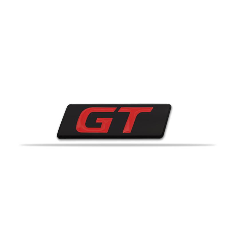 FRL1 Adesivo per Auto 3D Logo GT Emblema Metallico Distintivo Decalcomanie Per 206 207 307 208 2008 RCZ GT Polo Golf 5 7 Passat B5