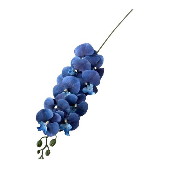 Faux Orchid Stems 39 Inch Artificial Phalaenopsis Flowers with 9 Heads Full Blooms for Valentine's Day Home Office Wedding Party Decor