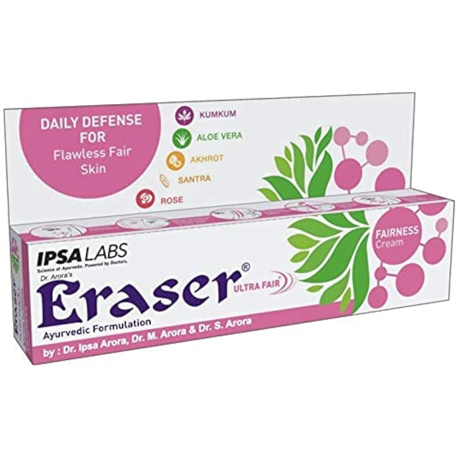 Eraser Ultra Fair Ayurvedic Fairness Cream 25g.