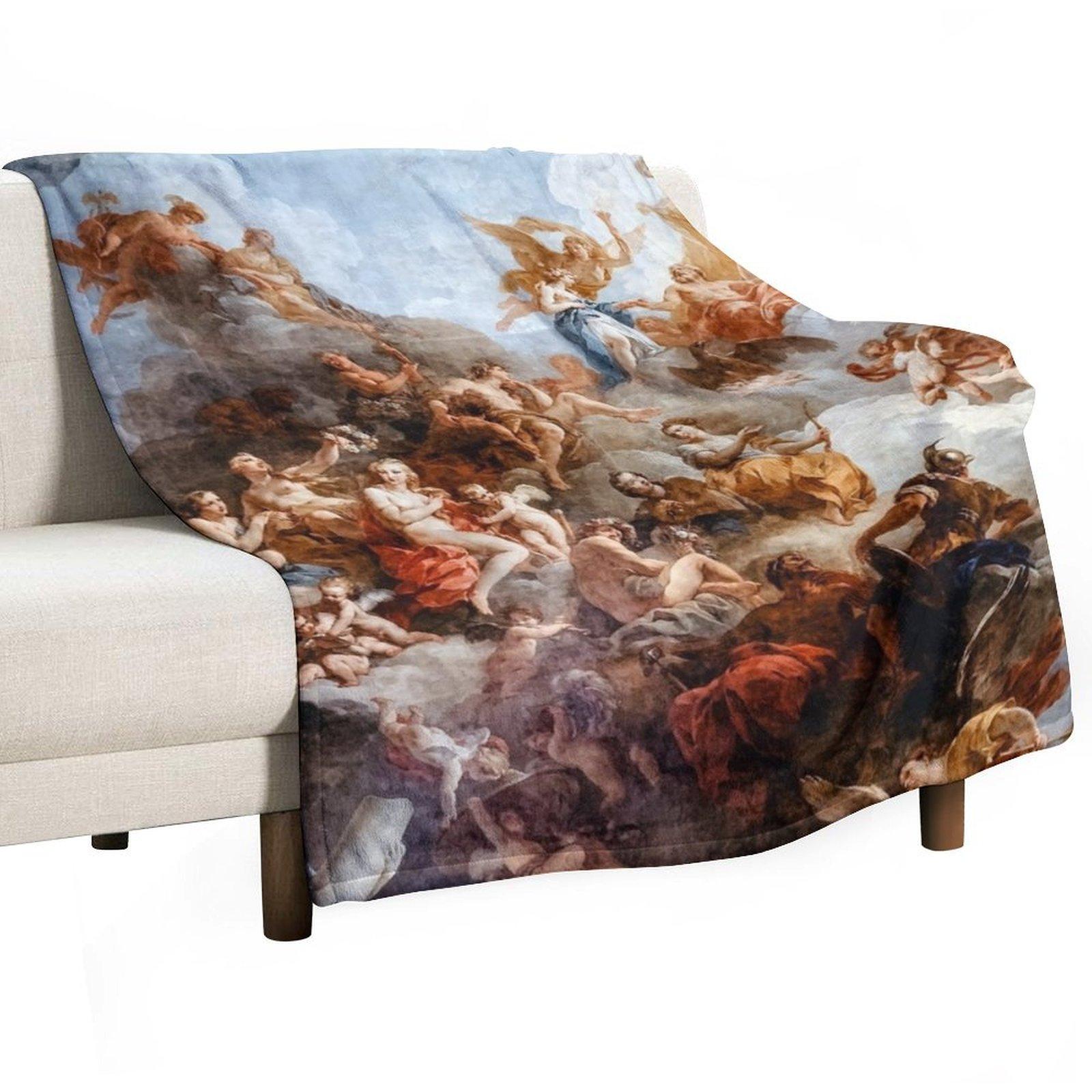 

Renaissance Throw Blanket christmas decoration Luxury Throw Plaid on the sofa For Baby Blankets 30x40in