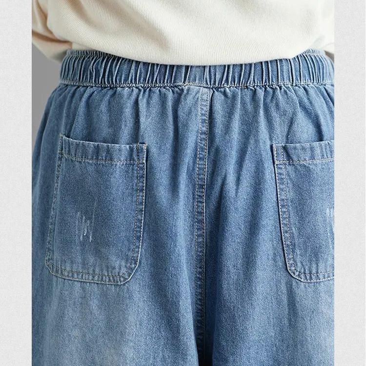 Calças Jeans Largas Femininas Plus Size Y2k Baggy Mulher Cintura Alta Roupas Estilo Coreano Streetwear Calças Jeans de Perna Larga Anos 90