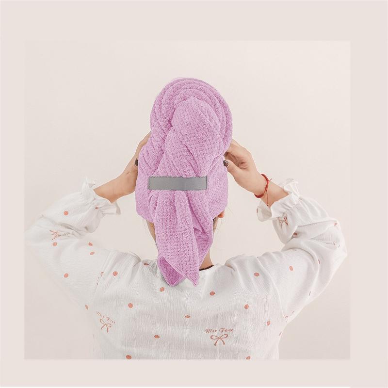 2 Pack Microfiber Hair Towel 41 x 24 inches Quick Dry Hair Towel Hair Drying Towels Suitable for All Kinds of Hair Ultra Absorbent Long, Thick Hair