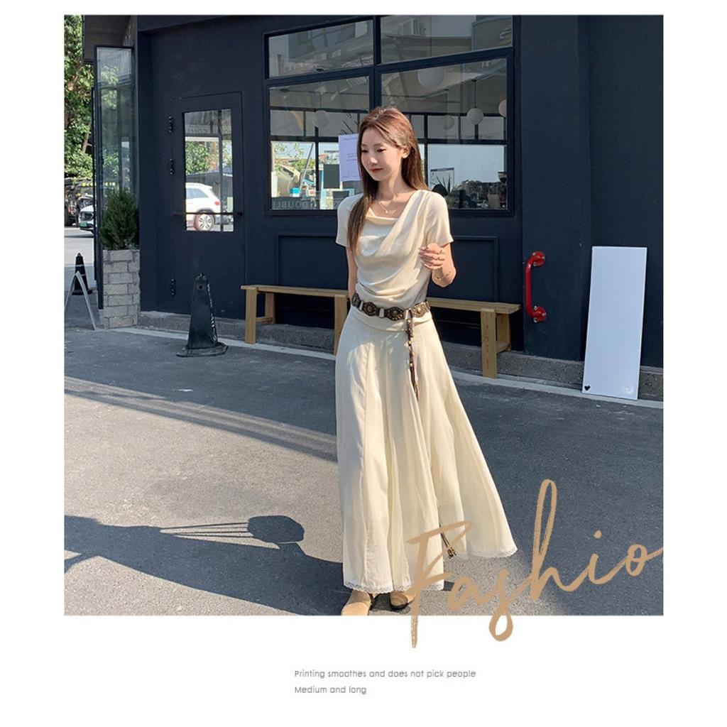 Jemné plisované asymetrické tričko s jedním ramenem a krátkým rukávem pro ženy, letní nový styl, top s výklenkovým designem