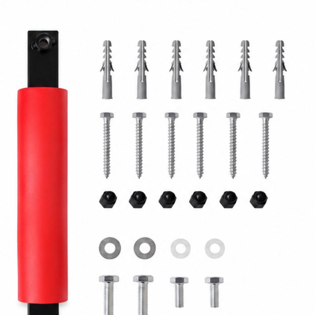 Sistema di portapacchi da tetto per veicoli montato a parete HeavyDuty Metallico con supporti imbottiti