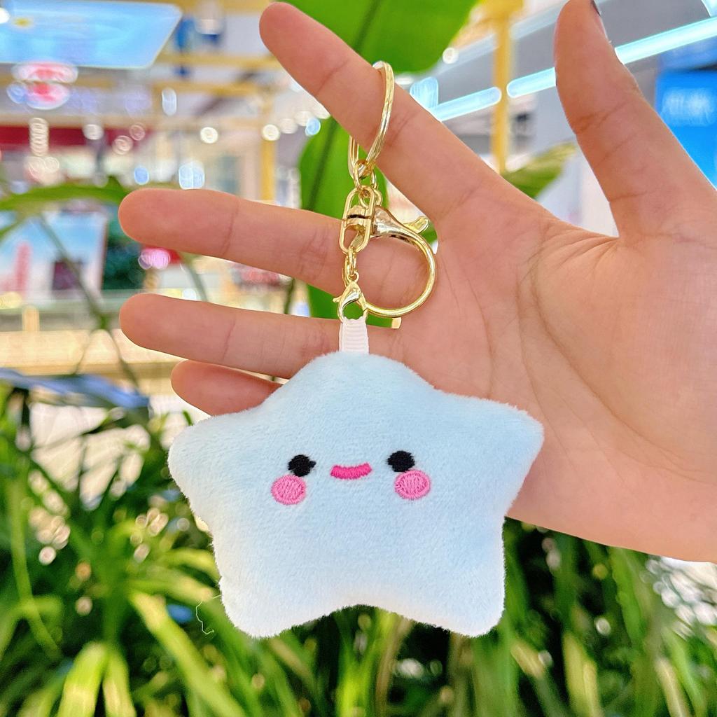 Breloc Creativ de Pluș Stea Strâmbă Pandantiv Rucsac Păpușă Jucărie Animal de Pluș