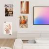 20PCS Beige Posters Sticker Collage Photography Collocation Room Background Decorative Background Wall Decoration Card