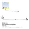 Flute Music Clip Portable Iron Wind Instrument Sheet Music Stand Clip for Practice