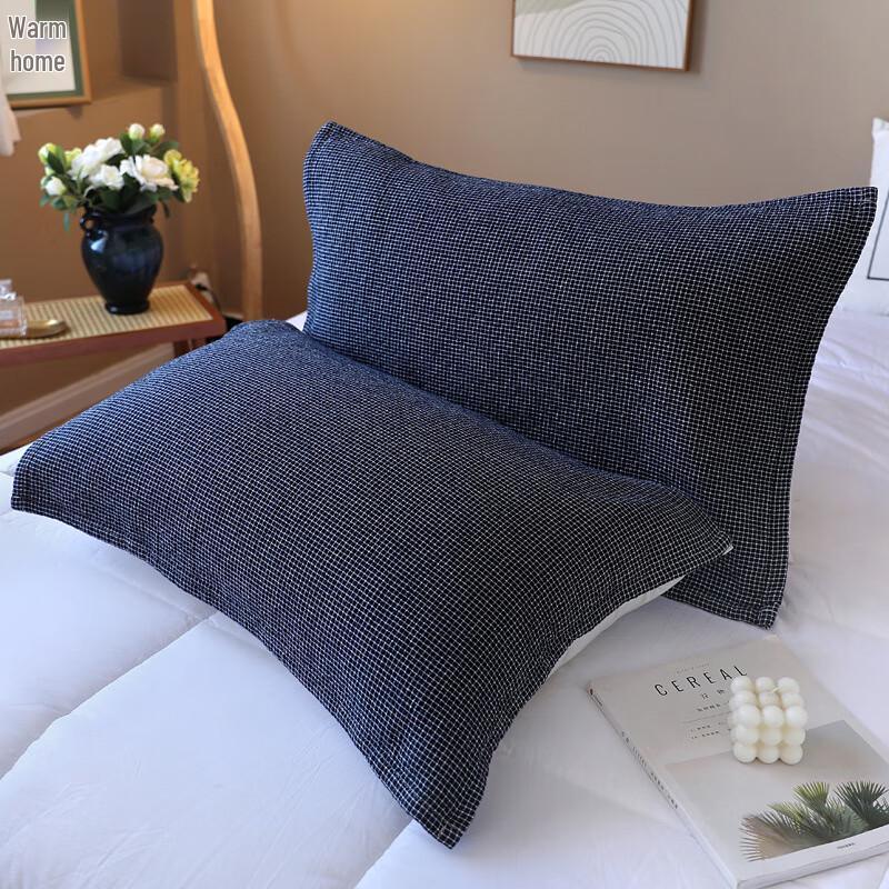 USAN HOME Washed Cotton Pillow Towel