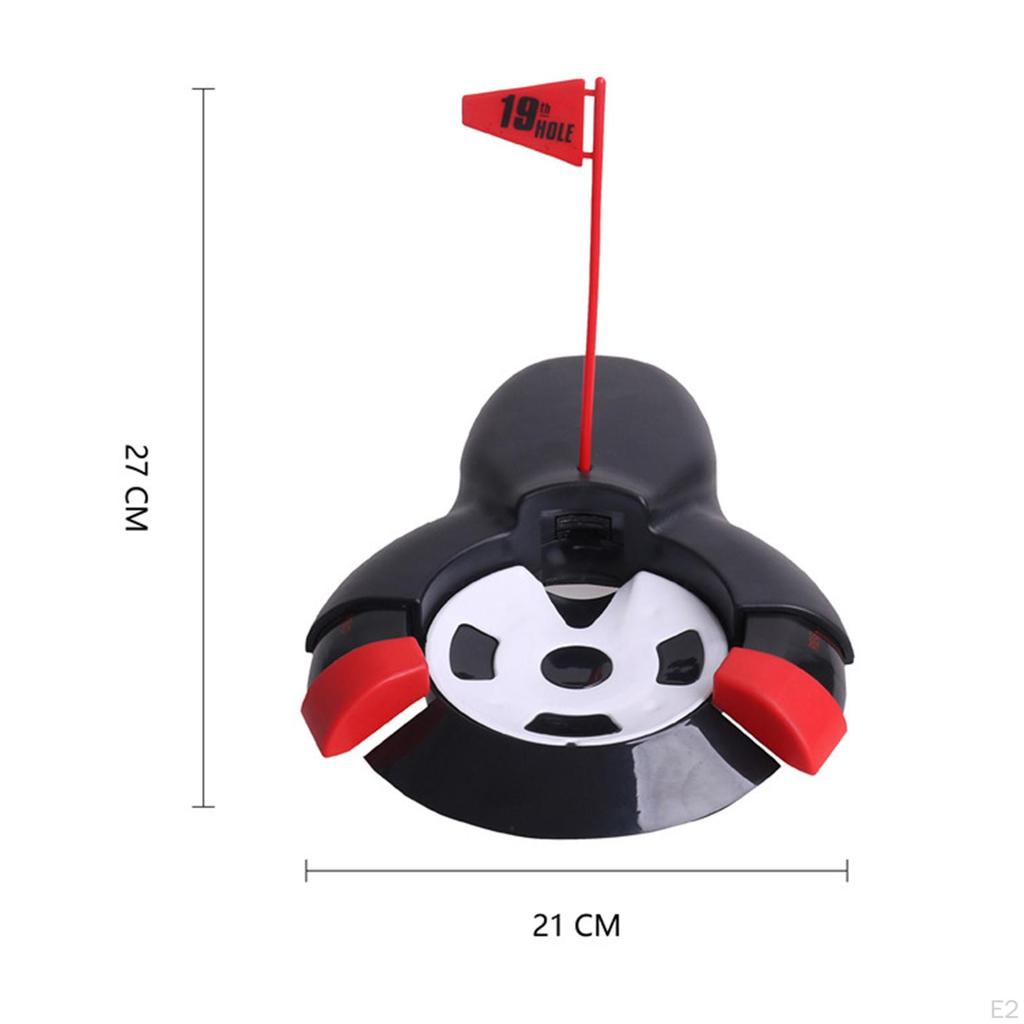 Outdoor Indoor Automatic Golf Putting Cup Useful Ball Returning Device Lawn Yard Office Trainer