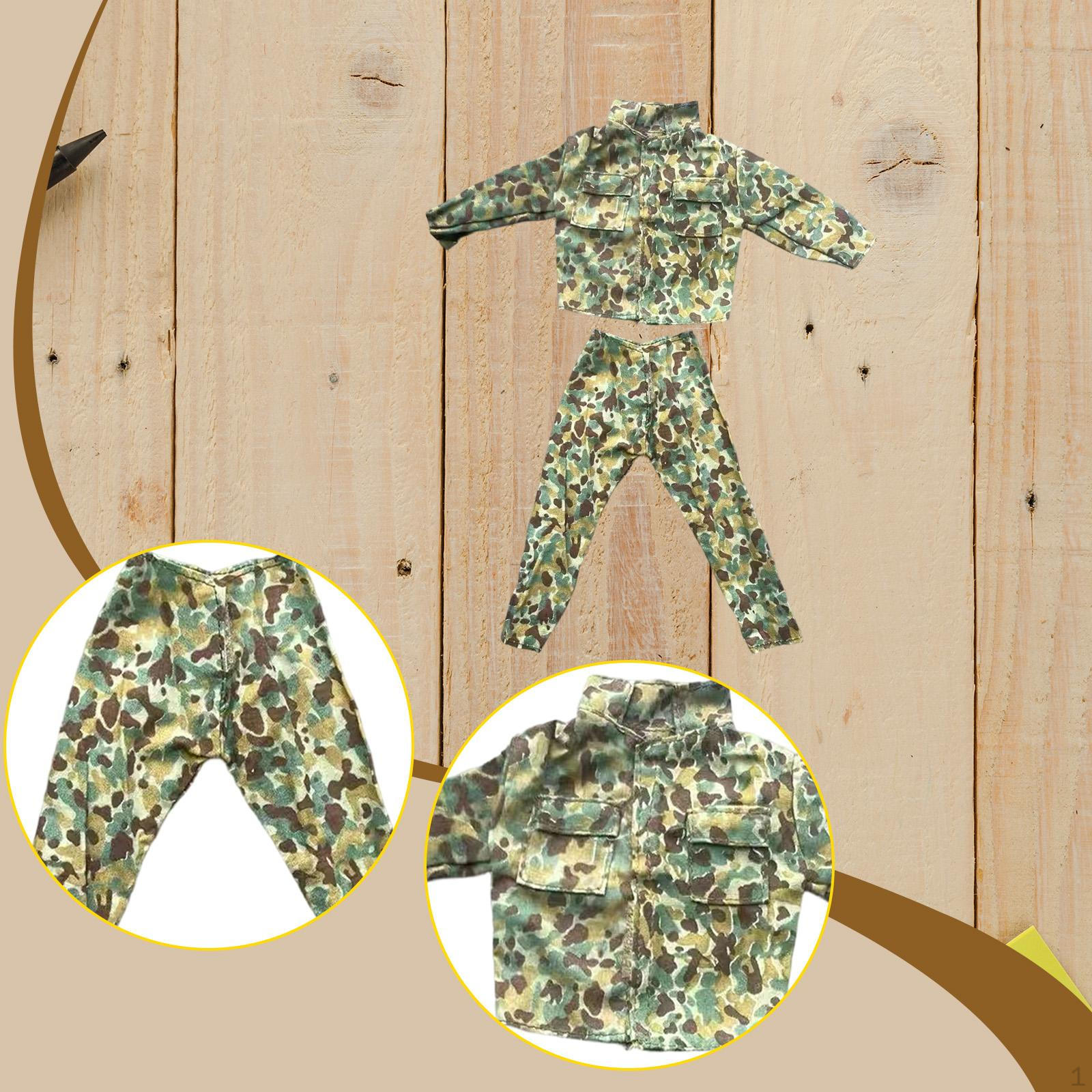 

1:Одежда для экшн-фигурки масштаба 6 Пальто Брюки Комплект униформы Миниатюрная мужская одежда Костюм для куклы для