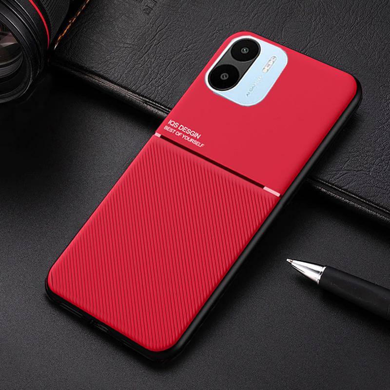 For Xiaomi Phone Redmi Case A1 Matte Leather Soft Silicone Phone Cases On For Xiaomi Redmi A1 A 1 Redmia1 Shockproof Car Holder Cover Shell Coque