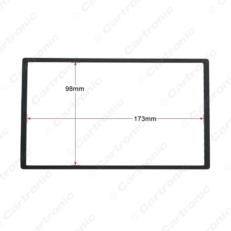 Ford Ranger Premium 2DIN Audio-Visual Mod Frame: Double DIN Car Audio DVD Panel Bracket