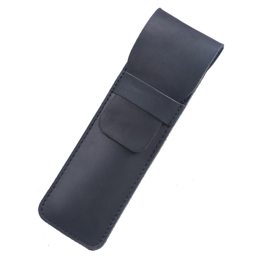 2026 Estojo de Couro Cavalo Louco de Primeira Camada para Caneta Estojo de Papelaria Unissex Estojo Presentes Criativos Personalizado Retro Estojo Protetor Armazenamento