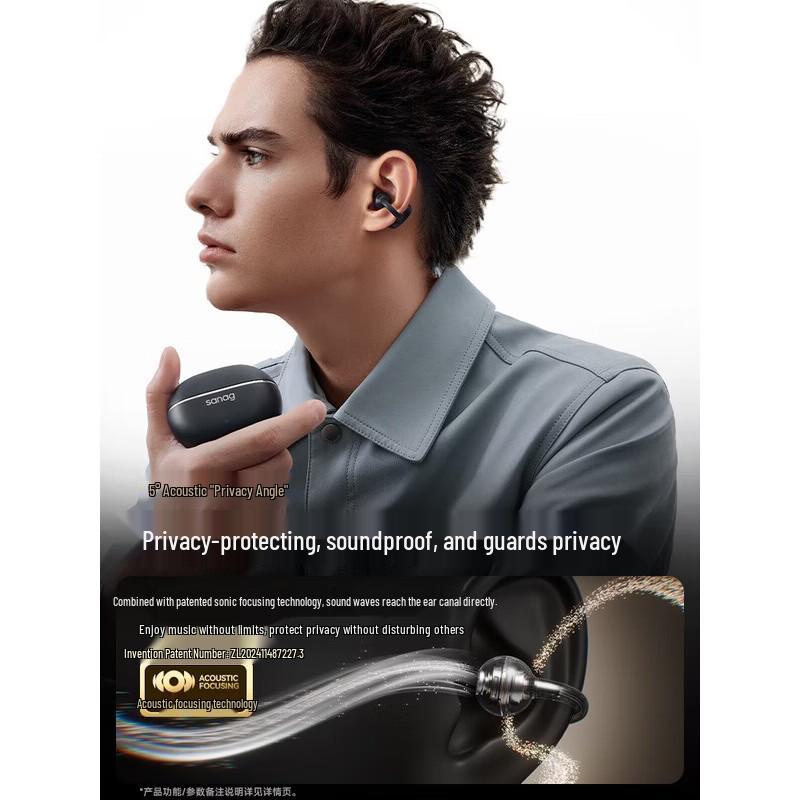 SANAG Z50 Ultra Clip-on Open-Ear Bluetooth Sports Earbuds